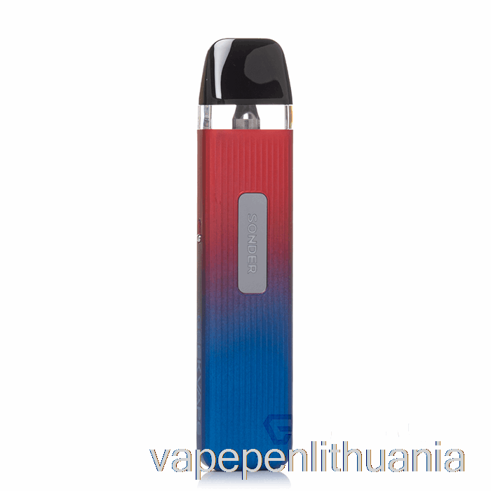 Geek Vape Sonder Q 20w Pod Rinkinys Raudonas Mėlynas Vape Skystis